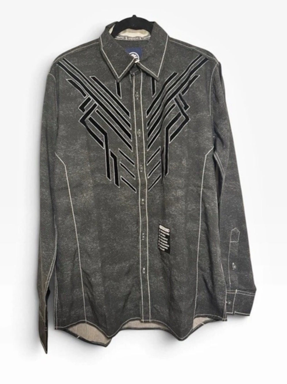 American Fighter "Refute" Men's Long Sleeve Button Down Shirt - Medium NWT